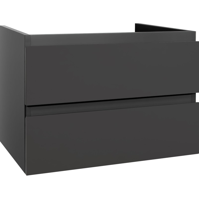 Meuble sous évier coloris gris mat 80 cm