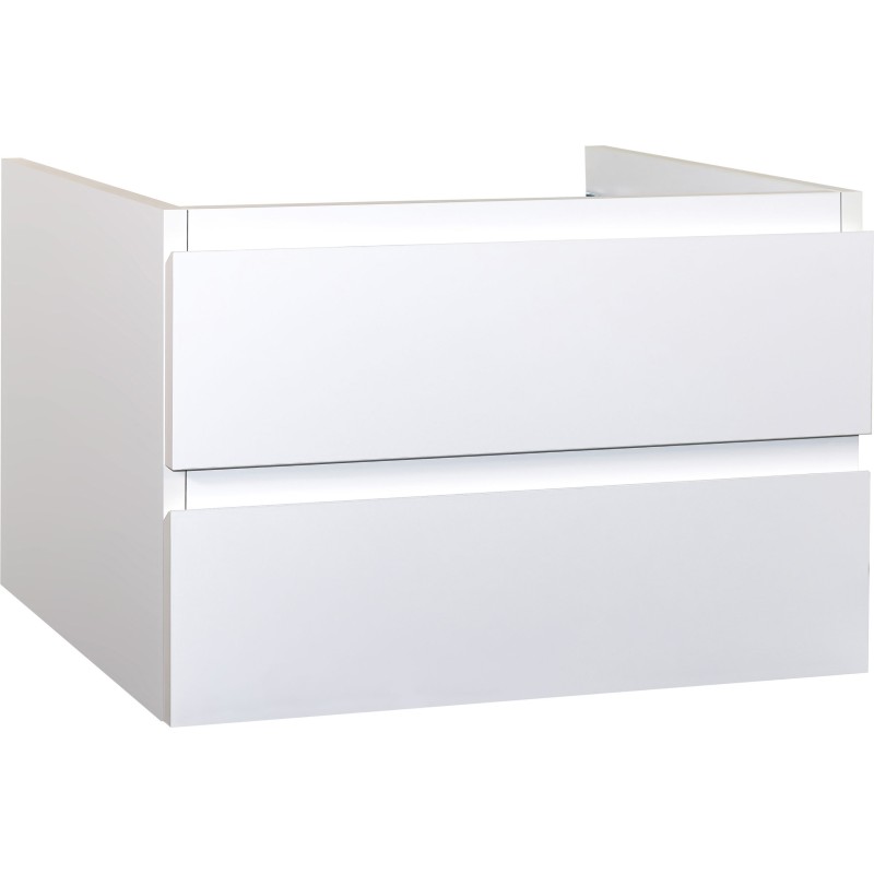 Meuble sous évier coloris blanc mat 100 cm