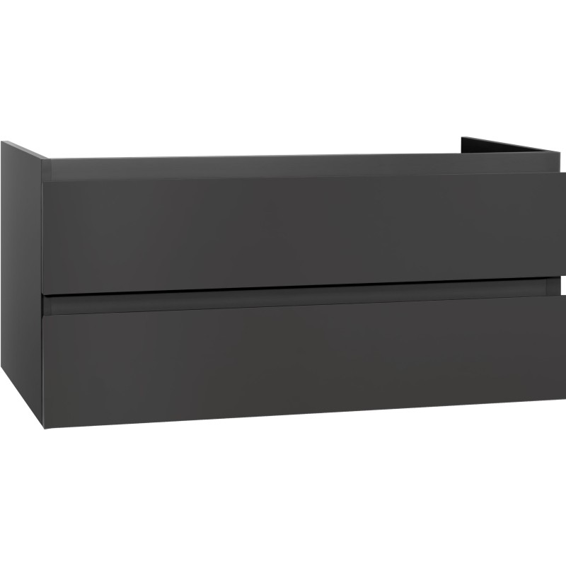 Meuble sous évier coloris gris mat 120 cm