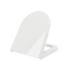 Bocchi Siège de toilette en Duroplast avec charnières inox et soft-close coloris blanc mat