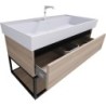 Meuble sous évier avec tiroir et étagère 80 cm