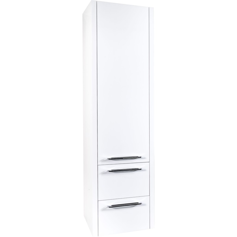 Meuble colonne coloris blanc brillant 135x35x35 cm