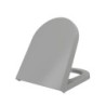 Bocchi Siège de toilette en Duroplast avec charnières inox et soft-close coloris gris mat