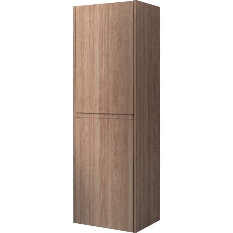 Meuble colonne coloris chêne 40x35x130 cm