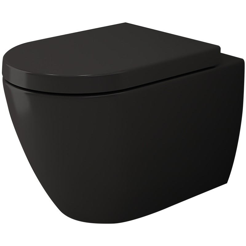 Bocchi Venezia WC suspendu design avec fixation invisible coloris noir mat