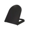 Bocchi Siège de toilette en Duroplast avec charnières inox et soft-close coloris noir mat