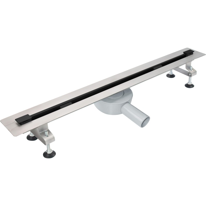 Aloni caniveau de douche noir mat 60 cm