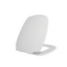 Bocchi Siège de toilette flat en Duroplast avec charnières inox et soft-close coloris blanc mat