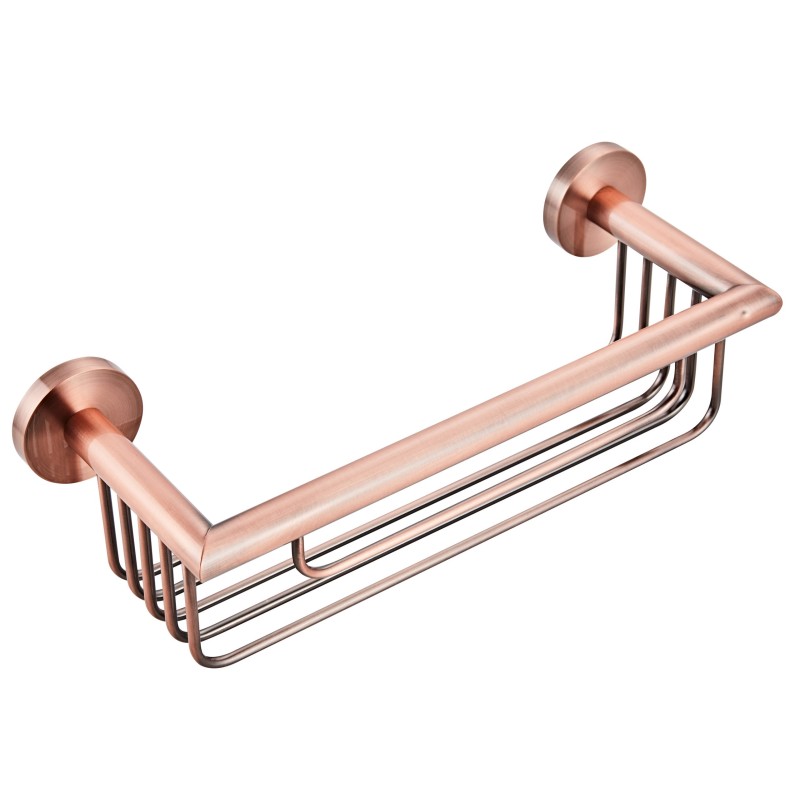 Étagère de douche coloris cuivre 25 cm