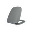 Bocchi Siège de toilette flat en Duroplast avec charnières inox et soft-close coloris gris mat