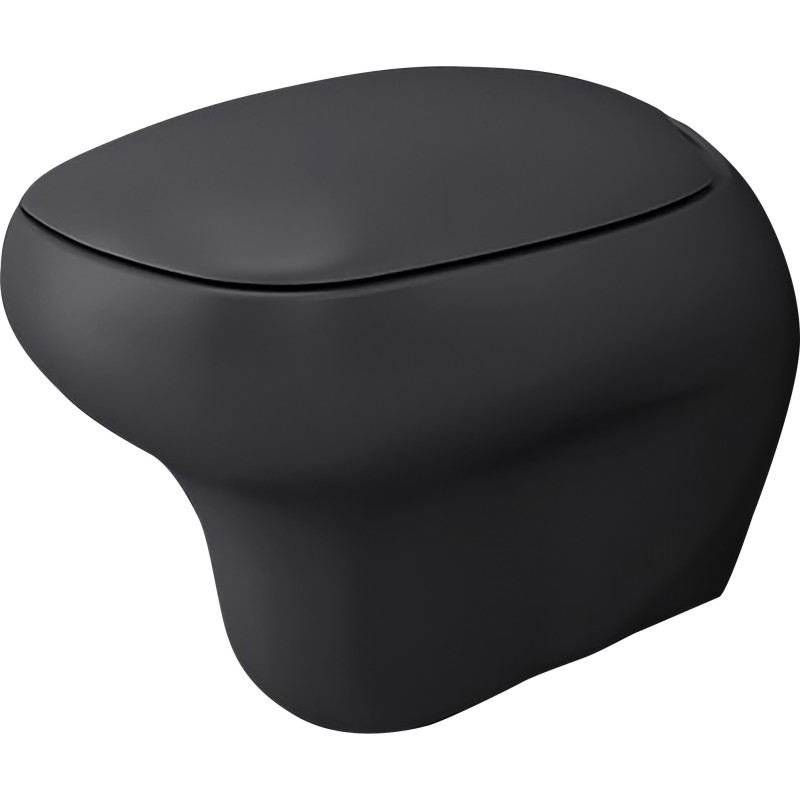 Bocchi Fenice WC suspendu design avec fixation invisible coloris anthracite mat