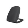 Bocchi Siège de toilette flat en Duroplast avec charnières inox et soft-close coloris anthracite mat