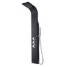 Aloni Colonne de douche coloris noir 160x20x6,5 cm