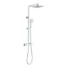 Aloni Colonne de douche Optima quadro coloris chromé
