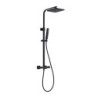 Aloni Colonne de douche Optima quadro coloris noir