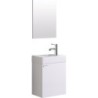 Aloni Ensemble moderne pour salle de bain coloris blanc