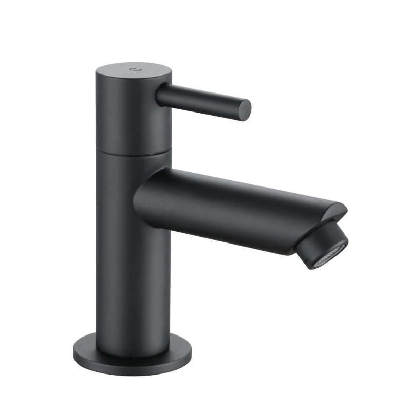 Aloni Robinet eau froide 1/2" coloris noir mat