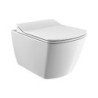 Creavit WC suspendu design sans hygiène inox (bidet)