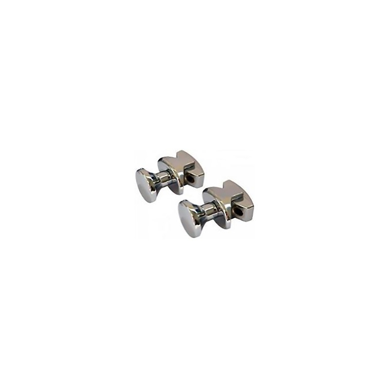 Bouton porte-serviette blanc