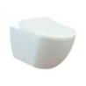 Creavit WC suspendu design avec hygiène inox (bidet) RIMOFF et fixation invisible