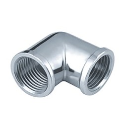 Coude 90° chromé FF 1/2"