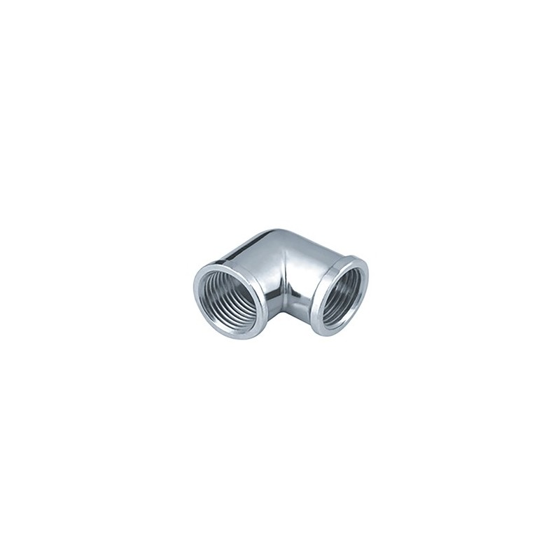 Coude 90° chromé FF 1/2"