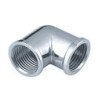Coude 90° chromé FF 1/2"