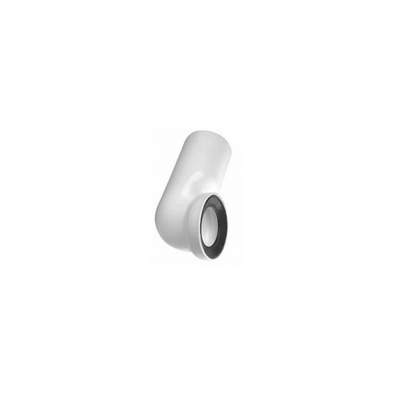 Coude 90° évacuation WC Ø110 L:35cm