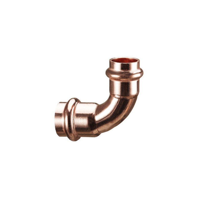Coude à sertir gaz 90° FF 28x28