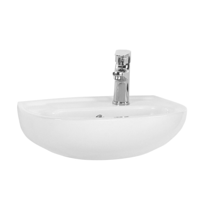 Creavit Lavabo en céramique avec trou de robinetterie 45x30 cm
