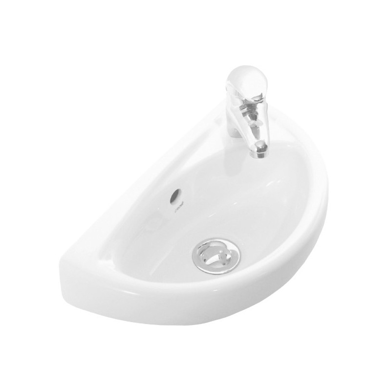 Creavit Lave-mains avec trou de robinetterie 39x23 cm