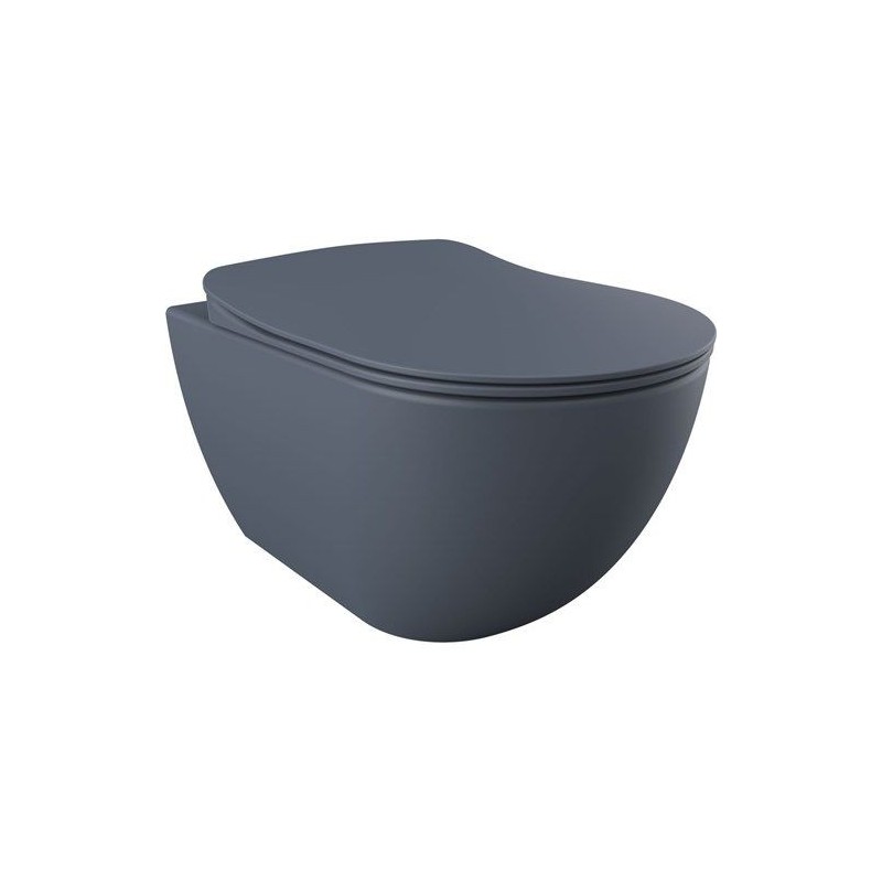 Creavit WC suspendu design avec hygiène inox (bidet) coloris basalt mat