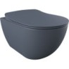Creavit WC suspendu design avec hygiène inox (bidet) coloris basalt mat