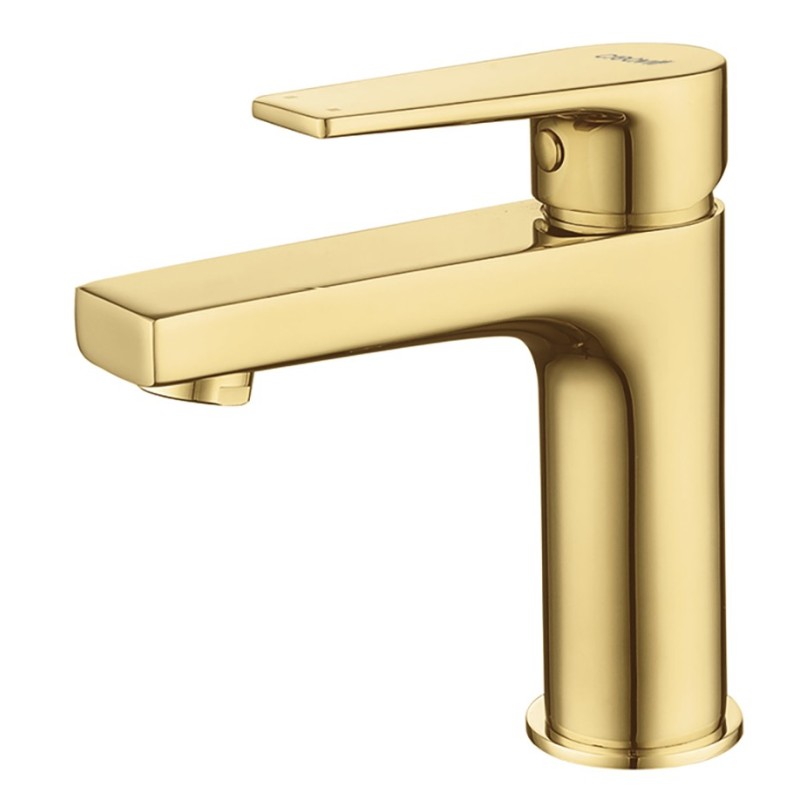 Creavit Sharp mitigeur lavabo coloris or