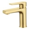 Creavit Sharp mitigeur lavabo coloris or