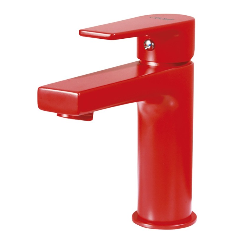 Creavit Sharp mitigeur lavabo coloris rouge