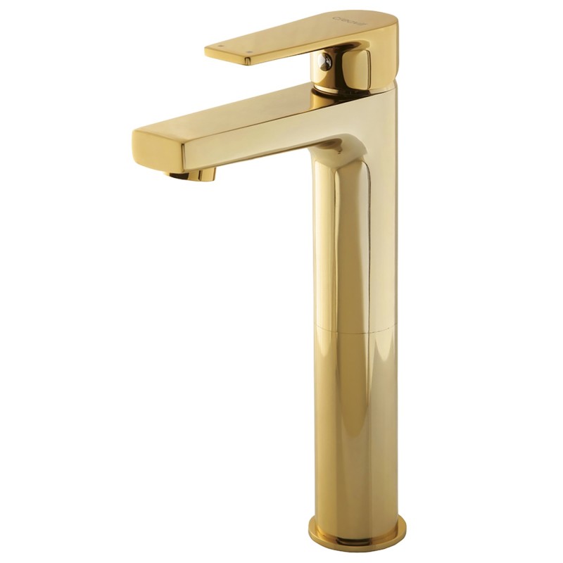 Creavit Sharp mitigeur lavabo haut coloris or