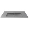 Creavit Vasque en céramique coloris anthracite 100 cm