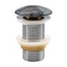 Évacuation lavabo push-up trop plein en céramique 5/4"