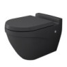 Bocchi Taormina WC suspendu design avec fixation invisible coloris anthracite mat