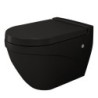 Bocchi Taormina WC suspendu design avec fixation invisible coloris noir mat
