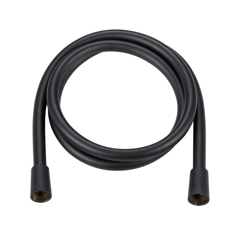 Flexible de douche 150 cm sachet coloris noir mat