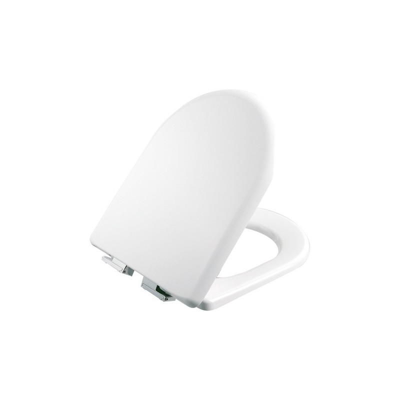 Siège de toilette en Duroplast avec charnières inox et soft-close