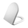 Siège de toilette en Duroplast avec charnières inox