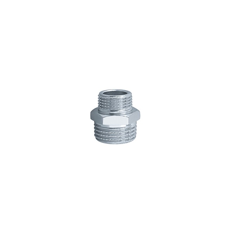 Mamelon réduit chromé 3/8"x1/2"