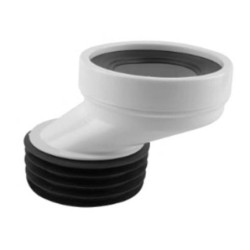 Manchon WC excentrique 6 cm