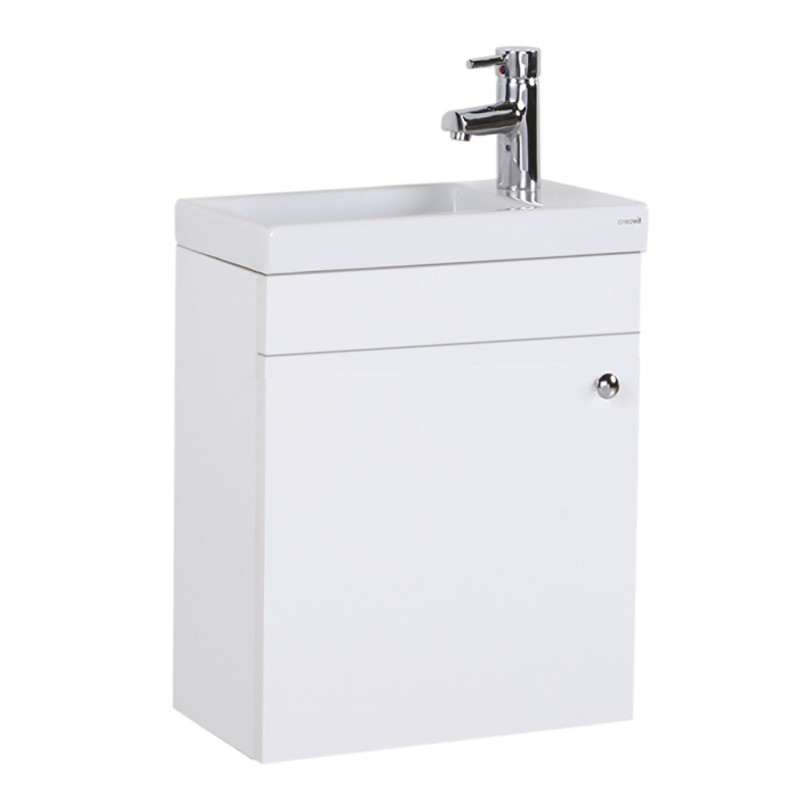Meuble bas coloris blanc 45x85x25 cm