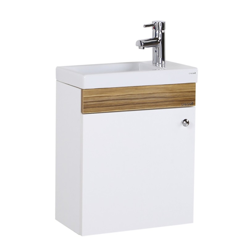 Meuble bas coloris brun 45x85x25 cm
