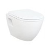 Creavit WC suspendu design sans hygiène inox (bidet) coloris blanc